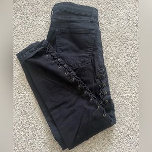 Topshop Jamie Black Jeans